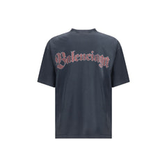 T-shirt Balenciaga en coton imprimé du logo