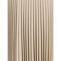 True Royal Pleated Wool Skirt