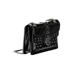 Gaelle Paris Black Polyethylene Handbag