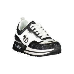 Gaelle Paris Black Polyester Sneaker