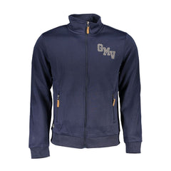 Gianmarco Venturi Blue Cotton Sweatshirt