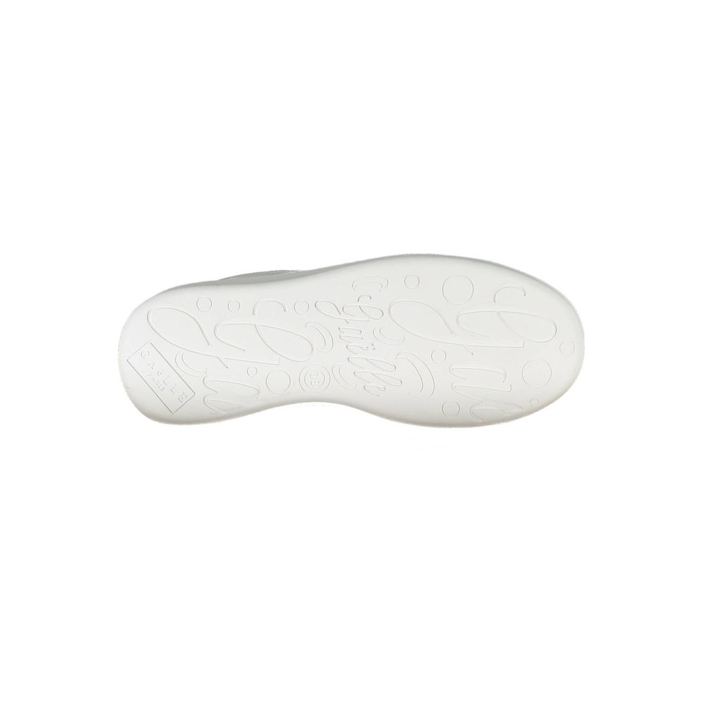 Gaelle Paris White Polyethylene Sneaker