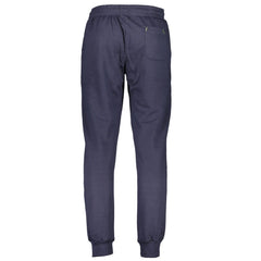 Pantalon en coton bleu Gianmarco Venturi