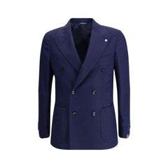 Gi Capri Double-Breasted Jacket in Virgin Wool