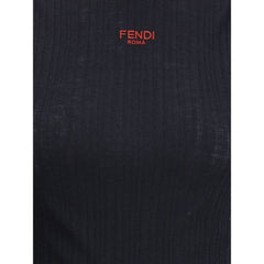 Fendi Sleeveless Virgin Wool Top