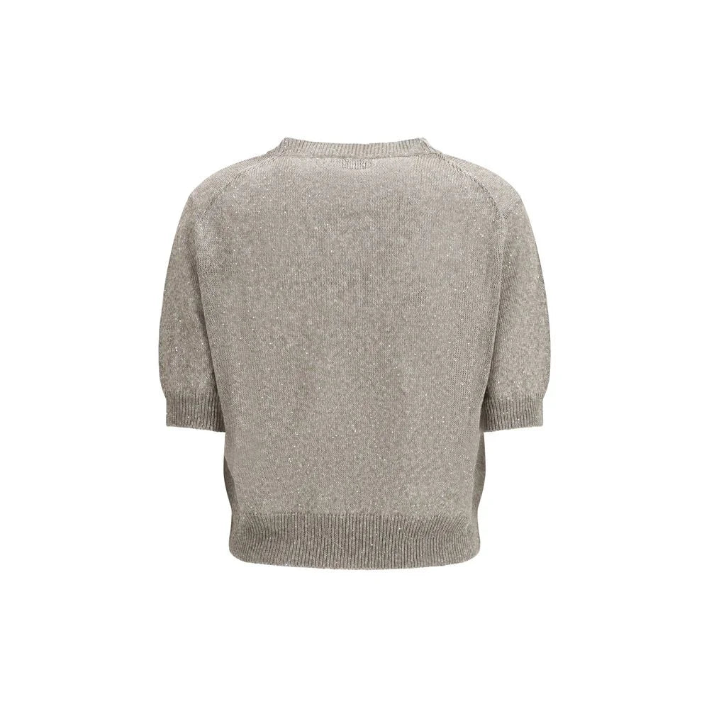 Brunello Cucinelli Brown Cotton Sweatshirt - L