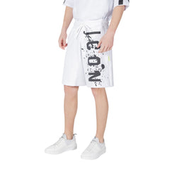 Icon White Cotton Bermuda