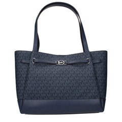 Michael Kors Blue Fabric Shoulder Bags