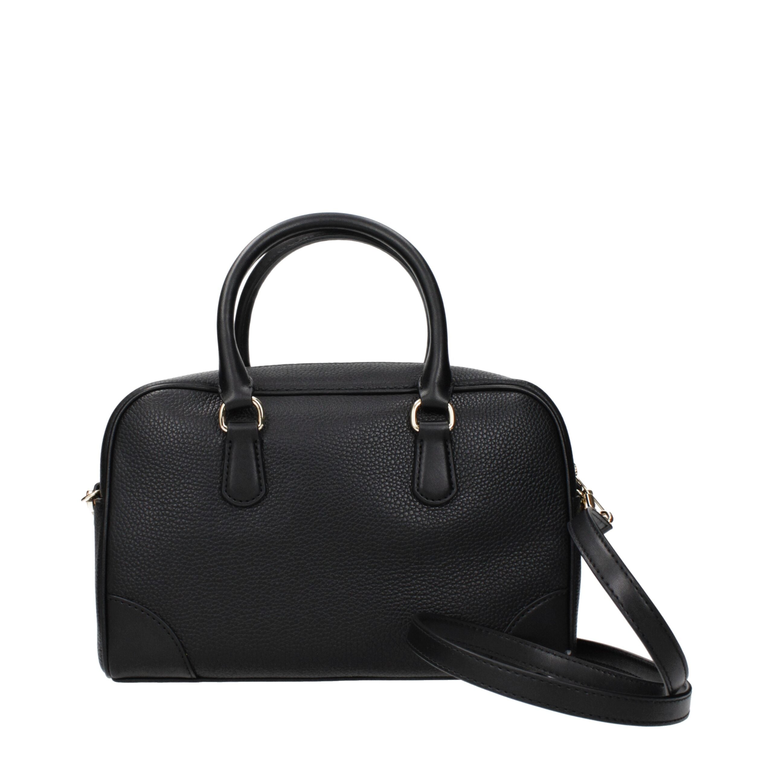 Michael Kors Black Leather Handbags