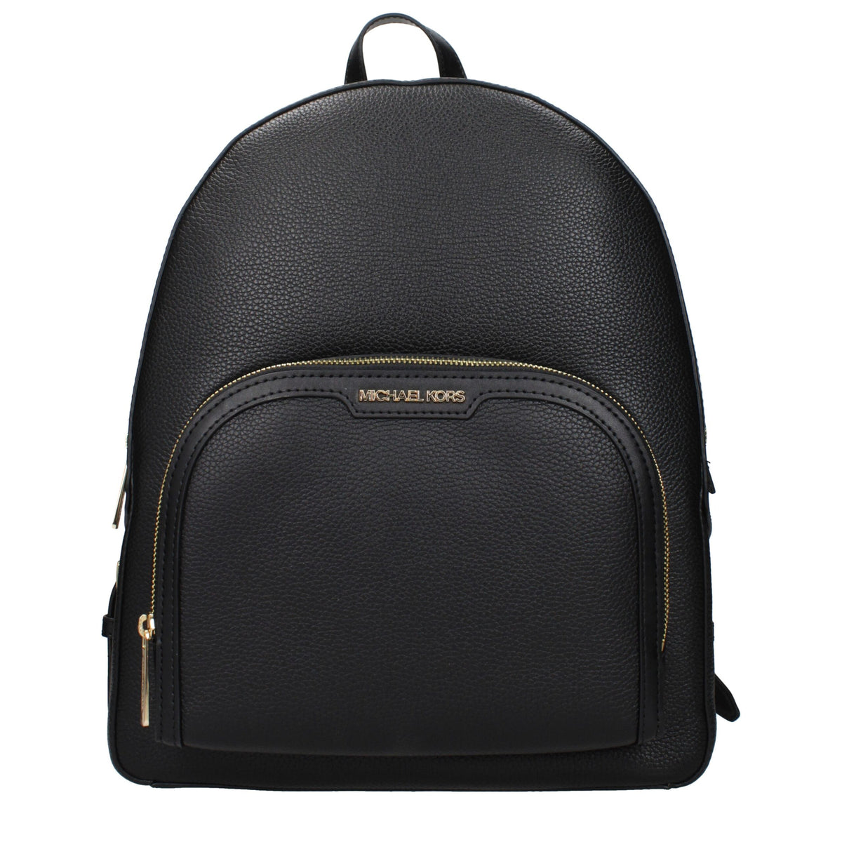 Michael Kors Black Leather Backpacks