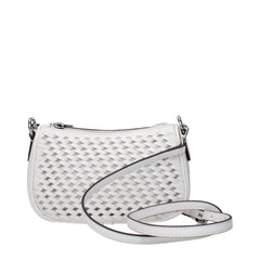 Michael Kors White Leather Handbags