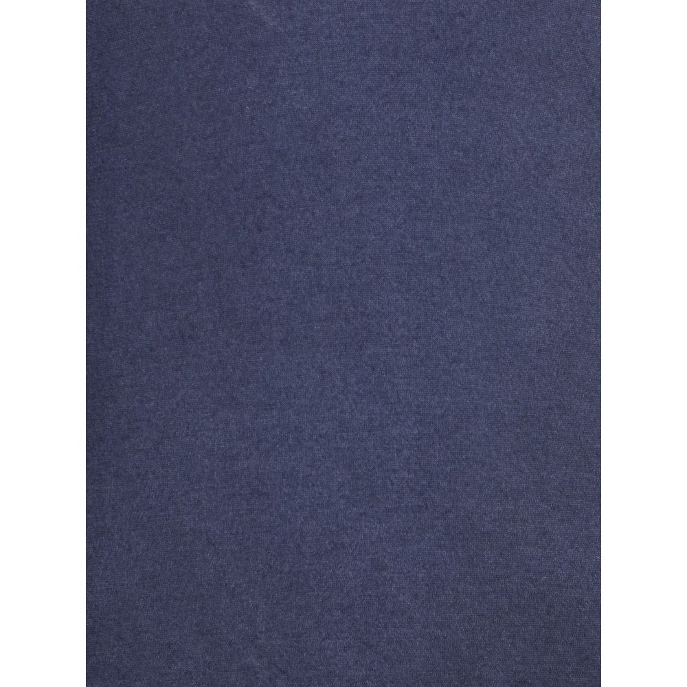 Pull Cruciani vert à col en V