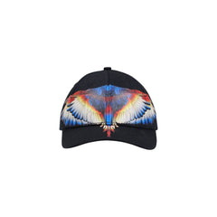 County of Milan Black Cotton Caps Baseball Hat