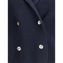 Ella Short Cardigan with hook-and-eye closure