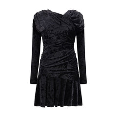 Ganni Ruched Mini Dress