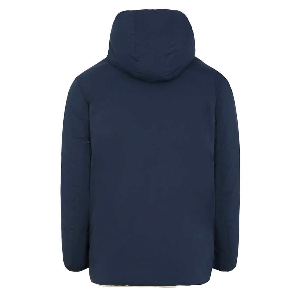 Suns Blue Polyester Jackets & Coat