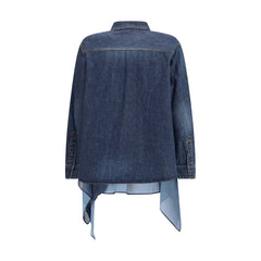 Sacai Denim and satin Shirt