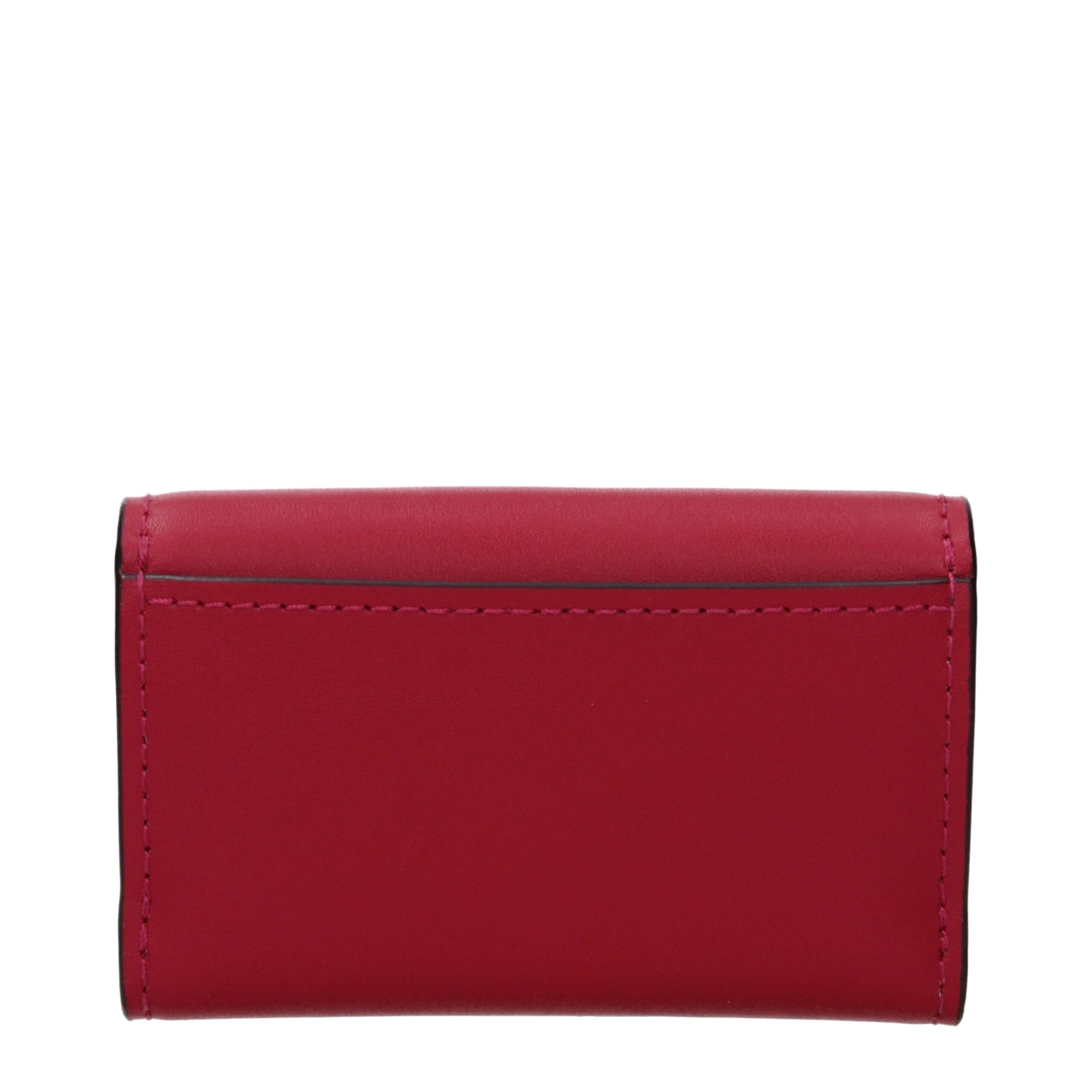Michael Kors Red Leather Wallets