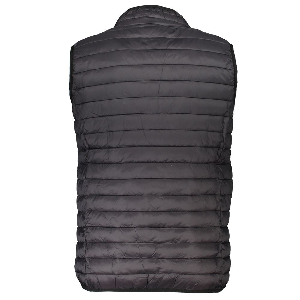 Veste sans manches en polyamide noir Gianmarco Venturi
