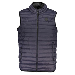 Gianmarco Venturi Blue Polyamide Sleveless Jacket