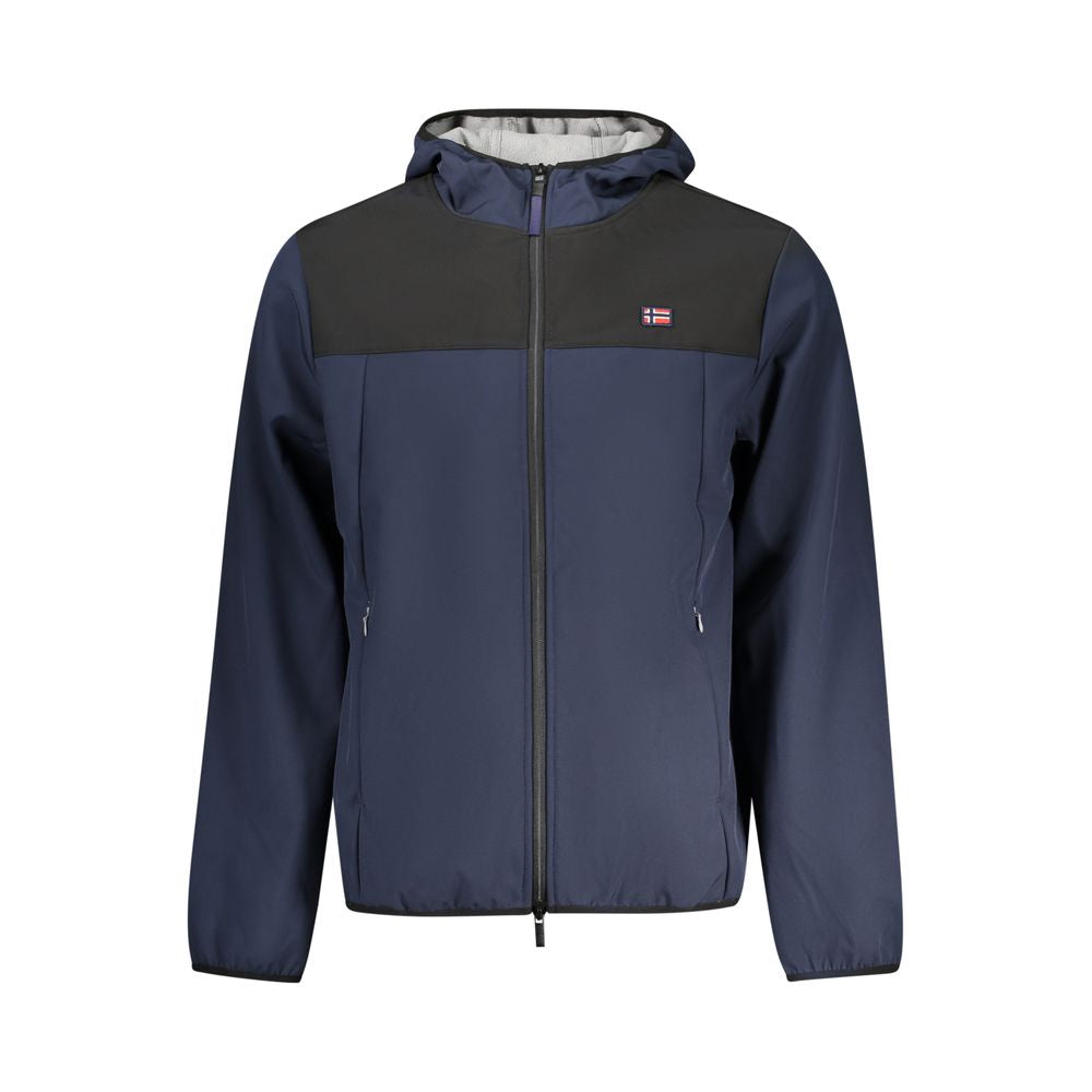 Norwegen 1963 Blaue Polyester Herrenjacke