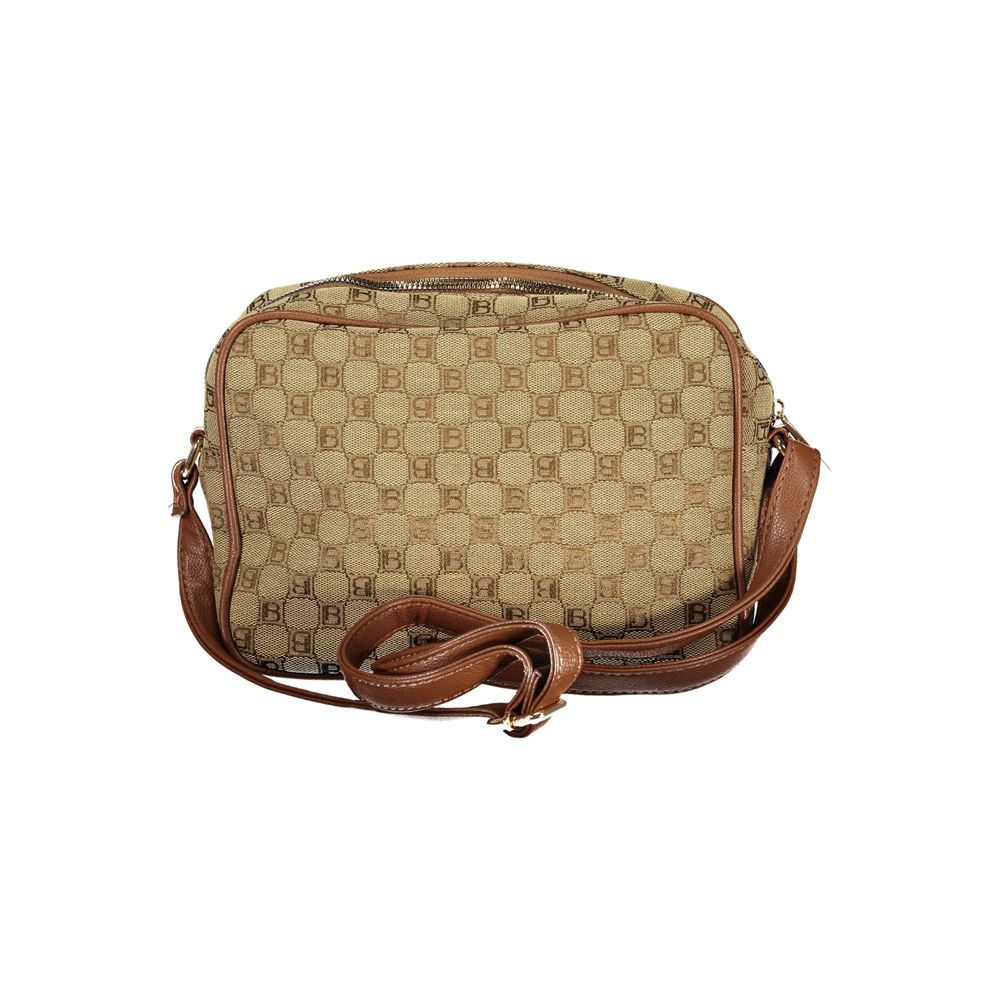 Laura Biagiotti Beige Polyester Damenhandtasche