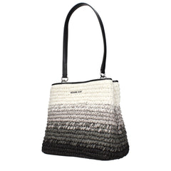 Michael Kors Black Raffia Shoulder Bags