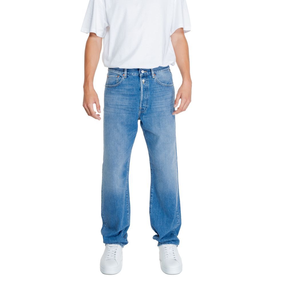 Replay Blue Cotton Pant