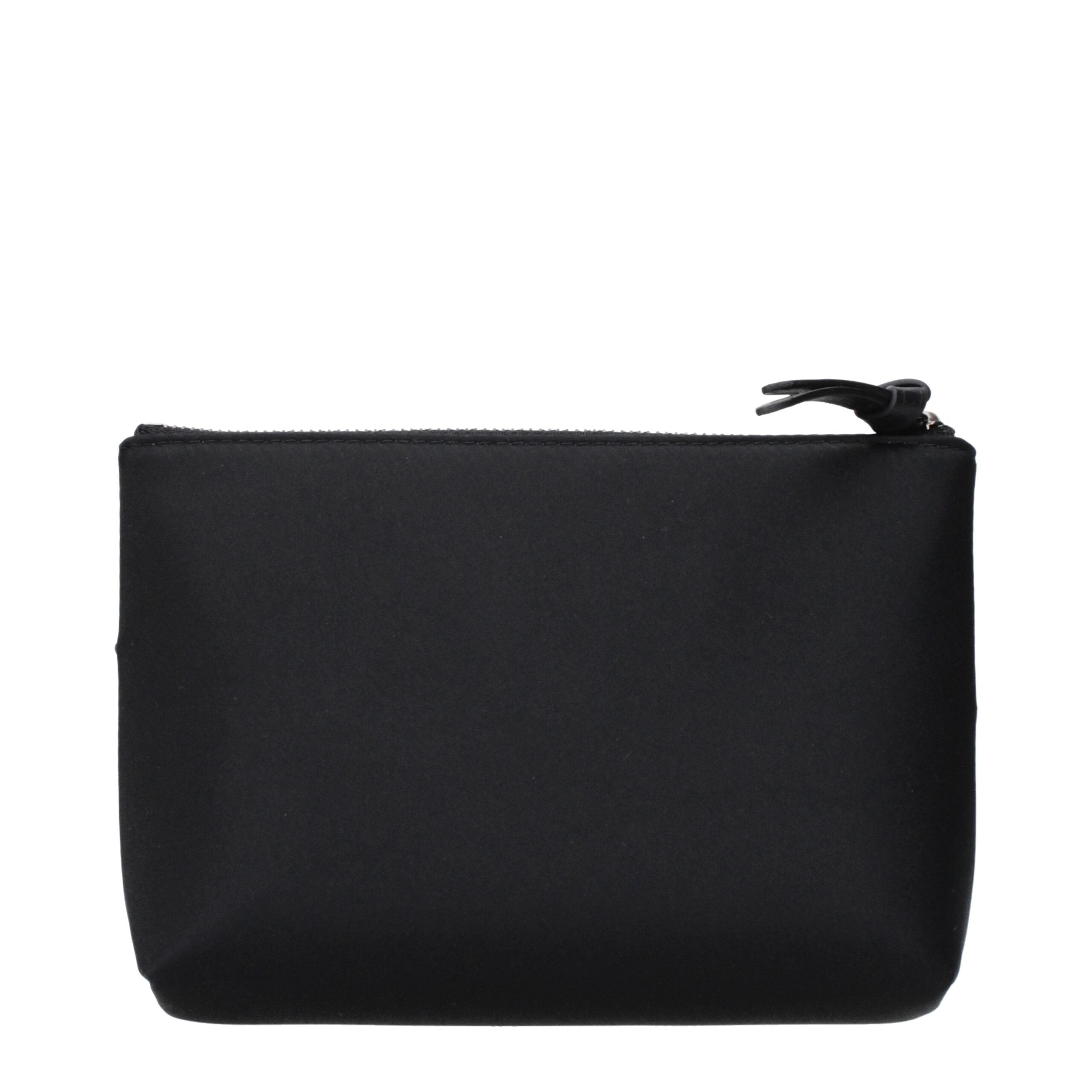 Jimmy Choo Black Satin Clutch Bags