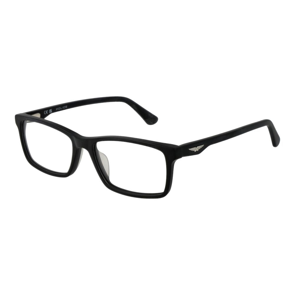 Monture de lunettes pour homme noir de la police