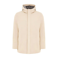 Suns White Polyester Jackets & Coat