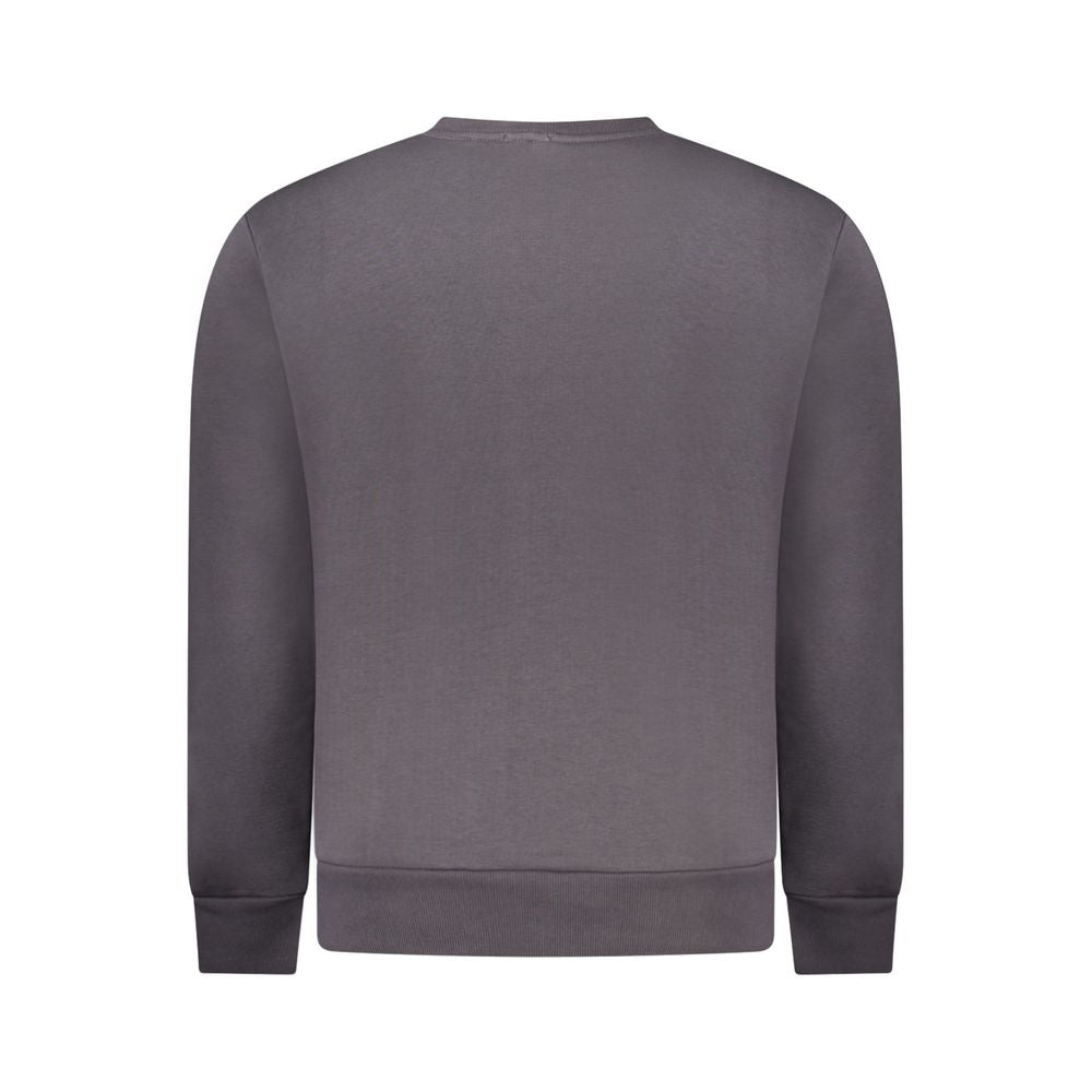 Sweat-shirt en coton gris anthracite