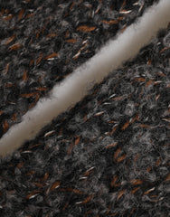 Dolce &amp; Gabbana graue, fingerlose Strickhandschuhe aus Schurwolle für Herren