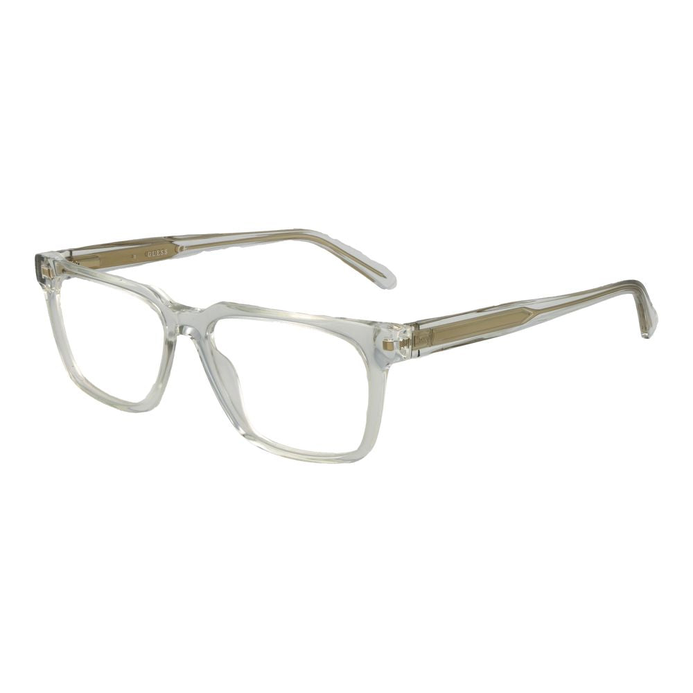 Guess Transparent Men Glasses Frame