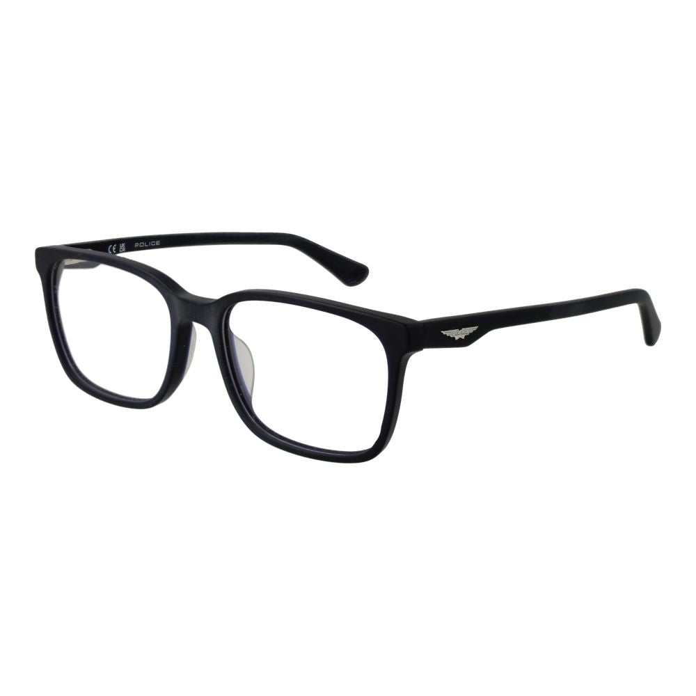 Monture de lunettes homme bleu police