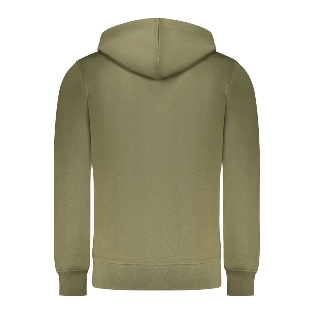 Rifle Green Cotton Men Sweater