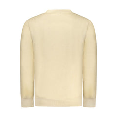 Pull homme en coton beige fusil