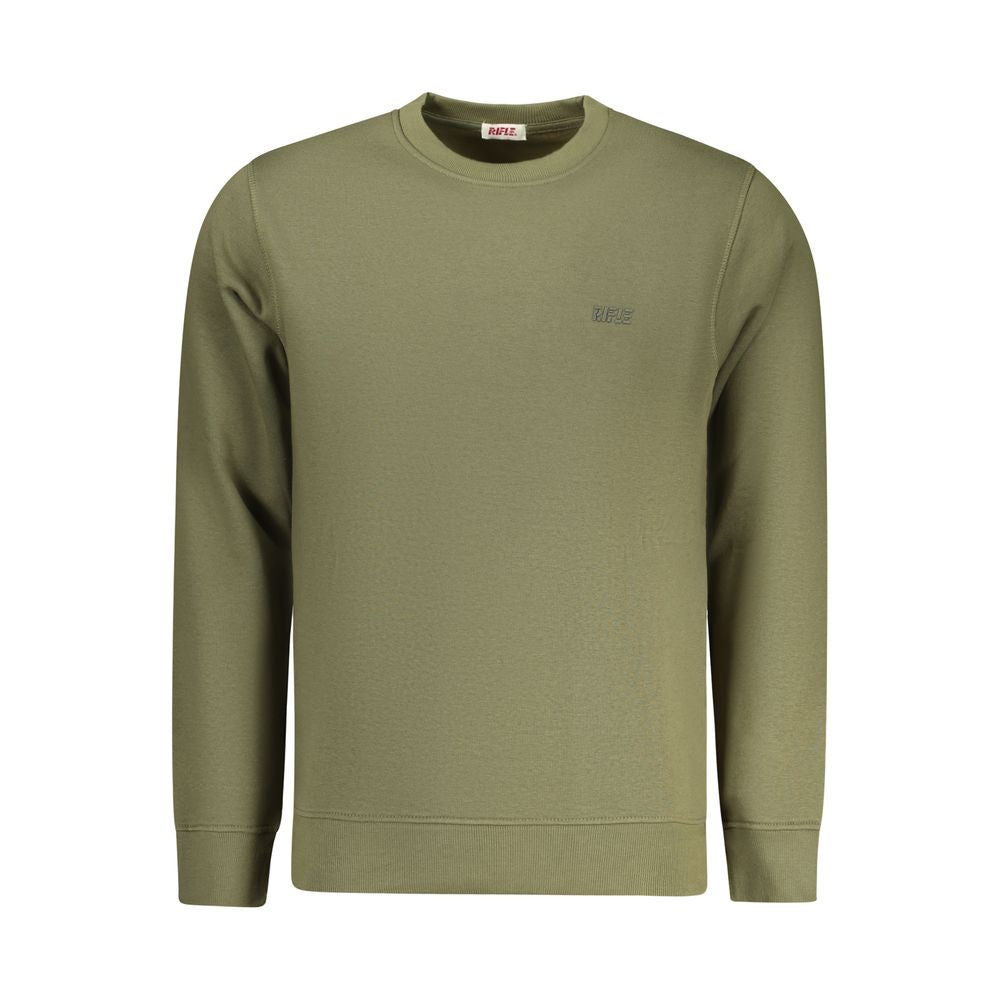 Pull homme en coton vert fusil