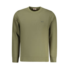 Pull homme en coton vert fusil