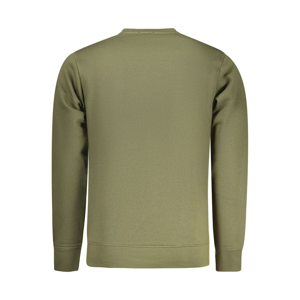Pull homme en coton vert fusil
