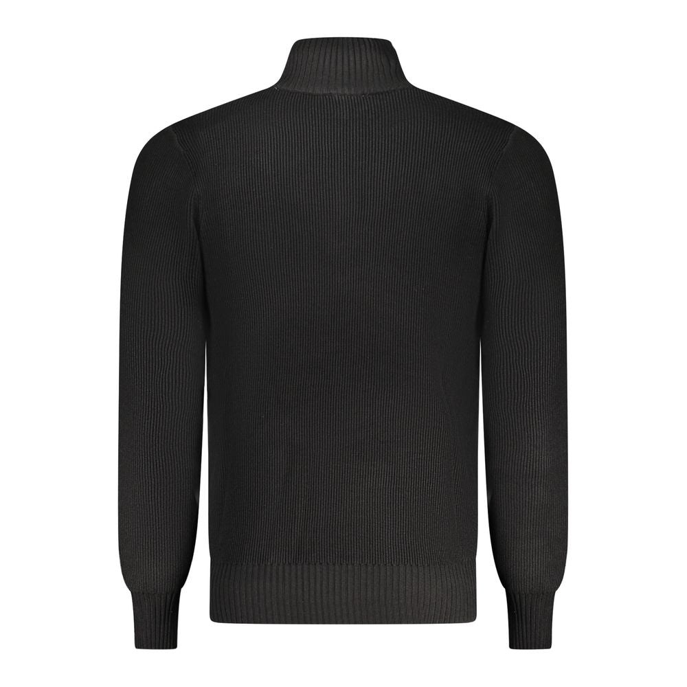 Pull homme en nylon noir à motif fusil