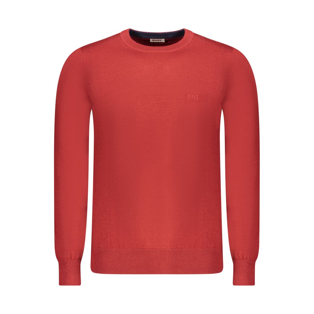 Pull en laine rouge fusil pour homme