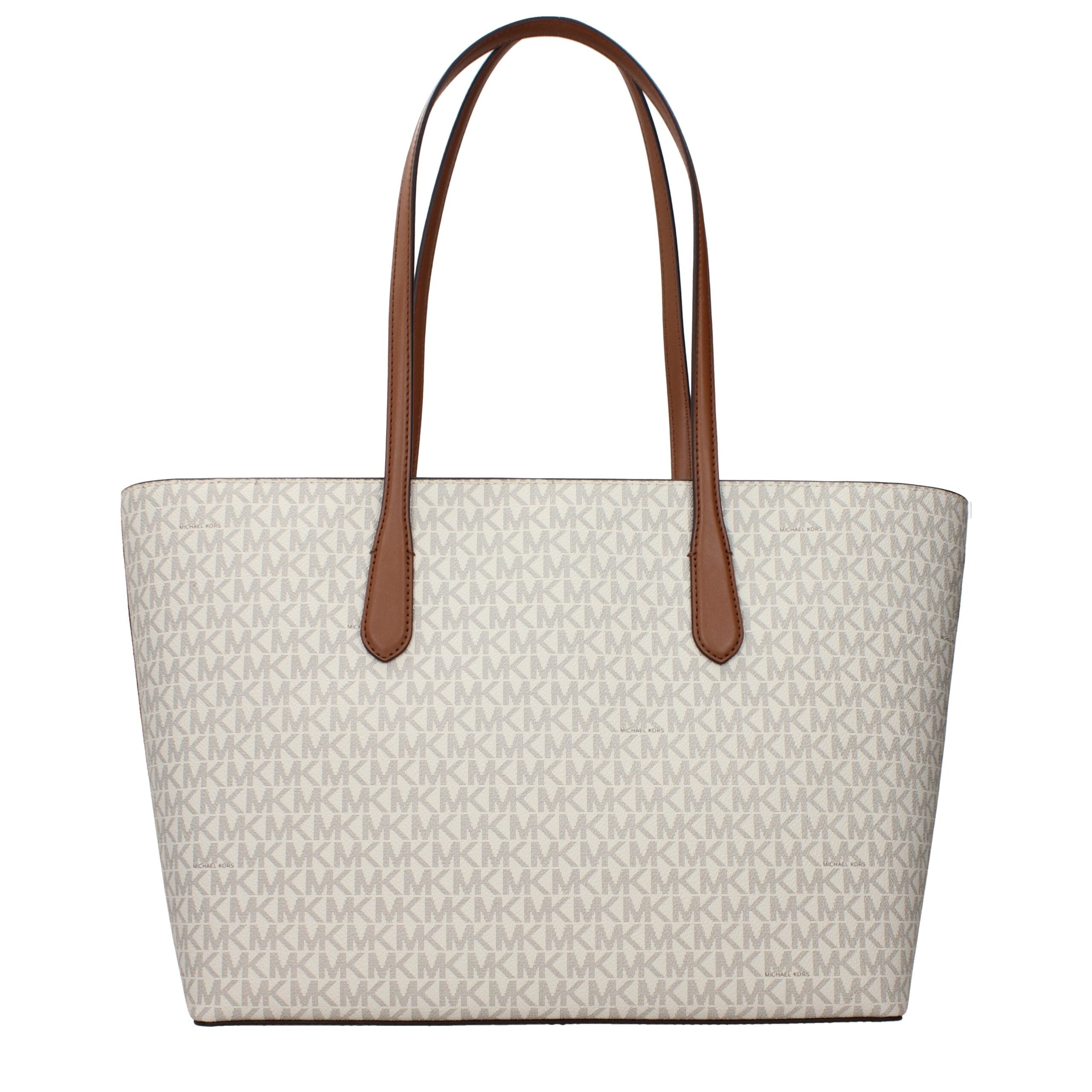 Michael Kors Beige Fabric Shoulder Bags