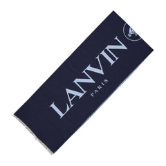Écharpe Lanvin en laine et soie à logo