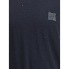 T-shirt en coton bleu Stone Island