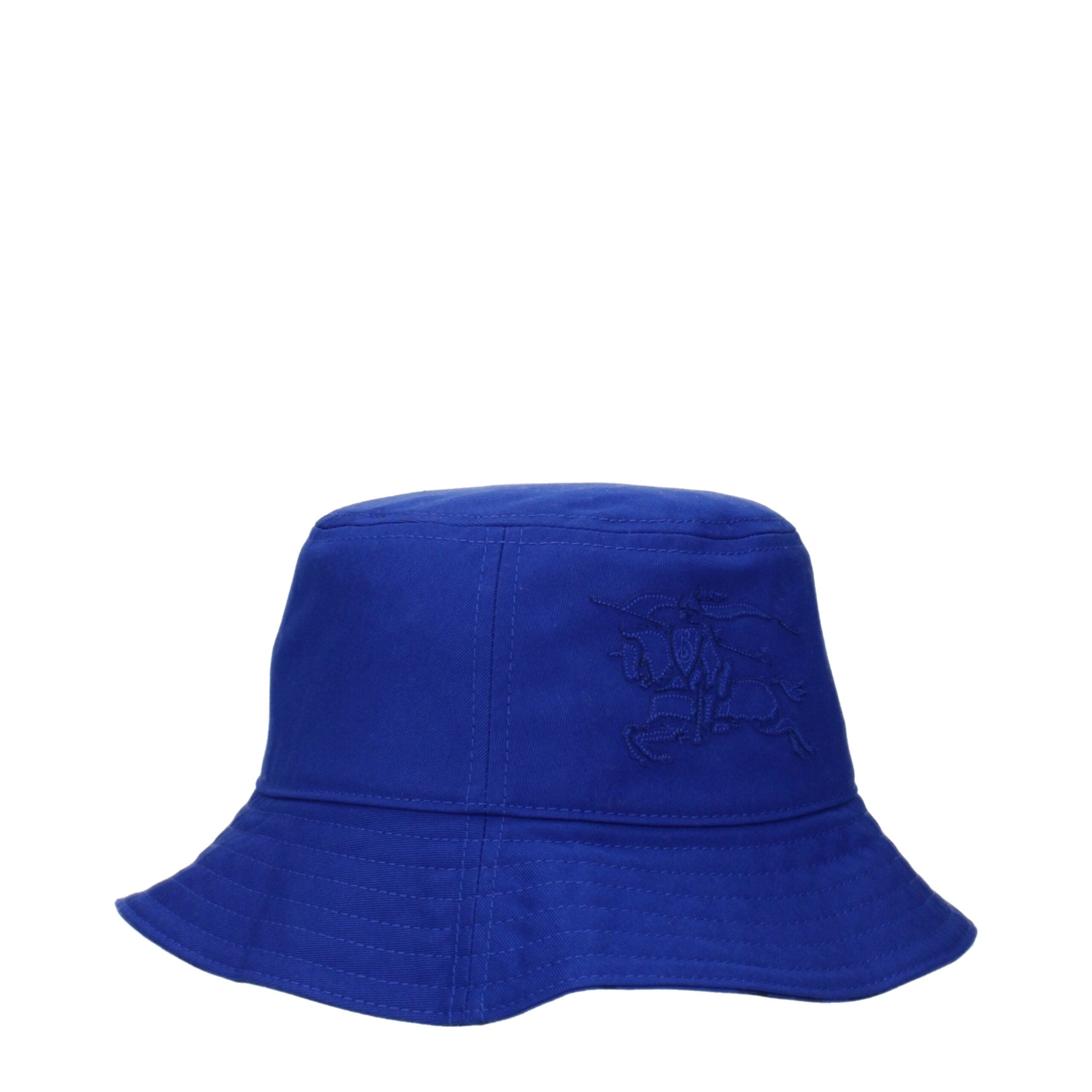 Burberry Bucket Hats aus blauem Stoff