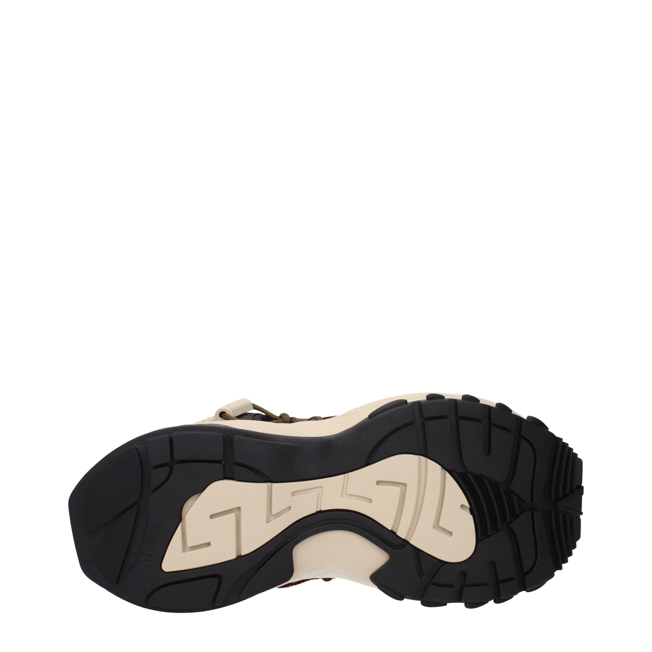 Versace Beige Leder-Sneaker