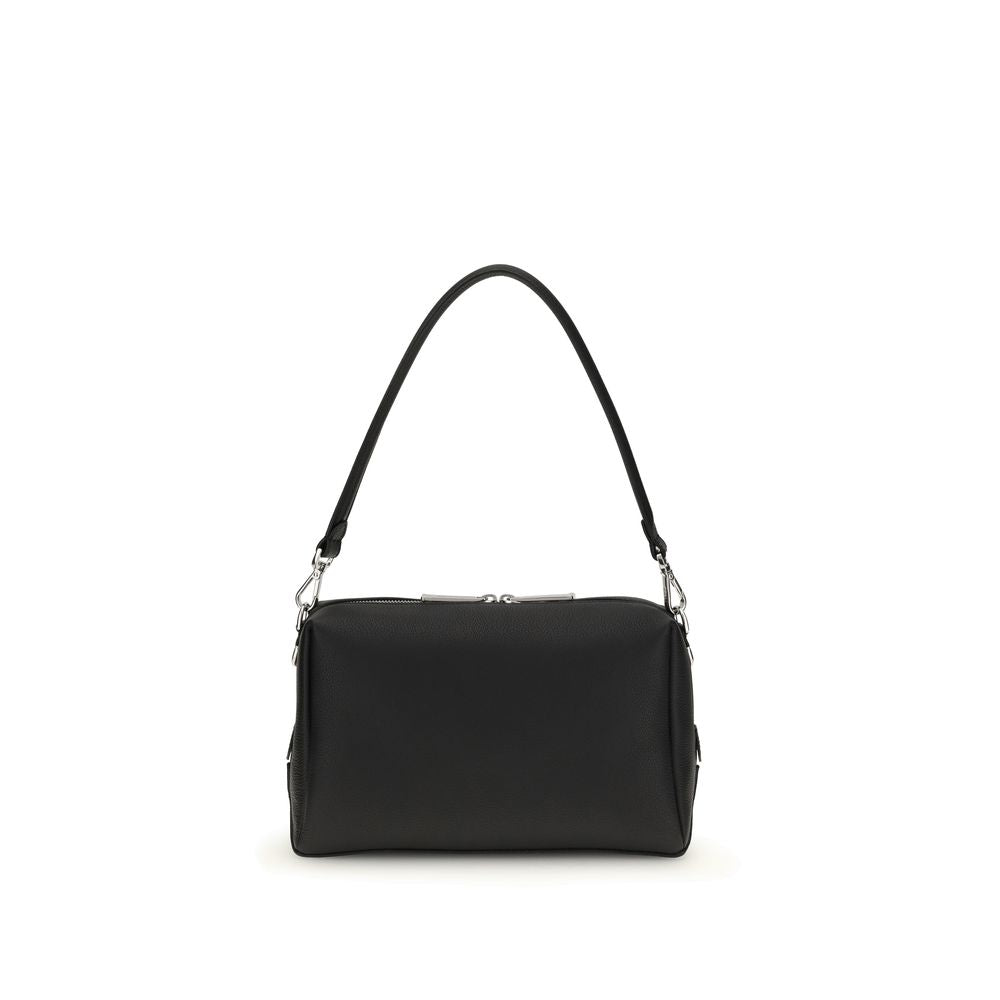 Sac bandoulière Fendi Bos Taurus en cuir de veau noir