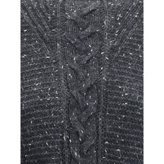 Max Mara graues Polyamid-Sweatshirt