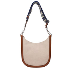Valentino Garavani Beige Fabric Crossbody Bag